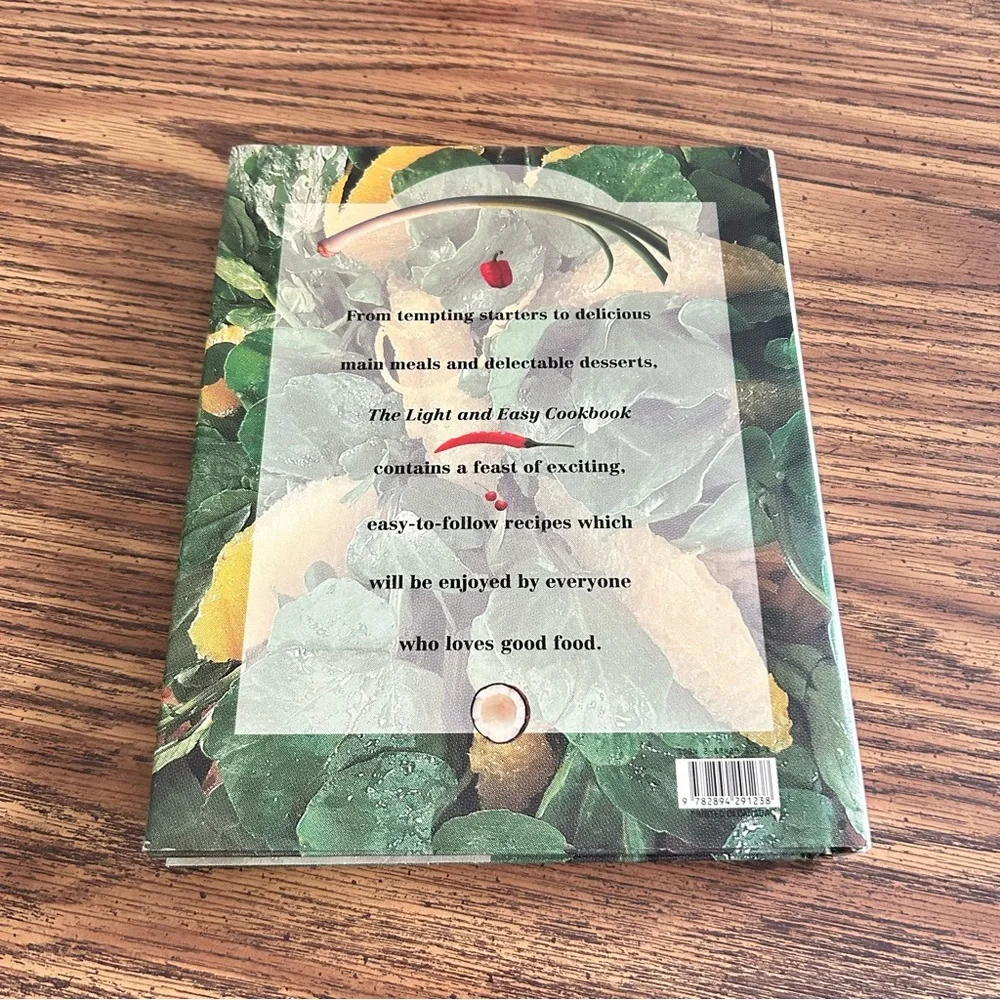 Light & Easy Step by Step to Healthy Eating ‘92 Hardcover Cookbook EUC GreatGift